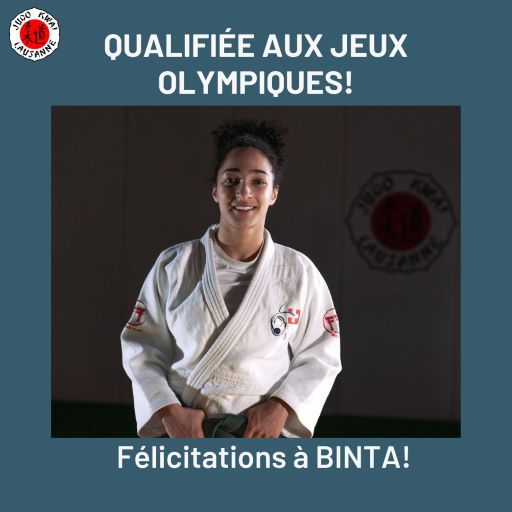 Binta qualifiée pour les Jeux Olympiques de Paris 2024 !